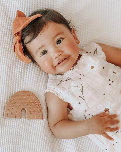 Wooden Rainbow Teether