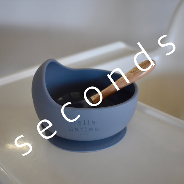 SECONDS - Silicone Suction Bowls / Bowl & Spoon Sets